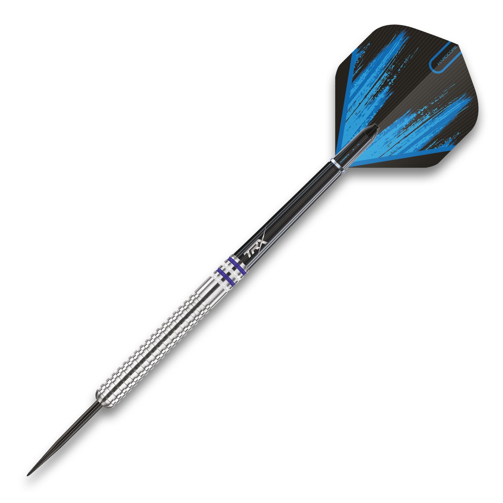 Red Dragon Raider 1: 23 Gram Steel Tip Tungsten Darts Set - Blue Style Set Of Professional Darts With Shafts (Stems) And Flights