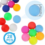 28 Pcs Colored Table Tennis Balls, 40Mm For Game, Arts, Kids, Pet Toys