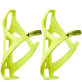 Corki Cycles Bike Water Bottle Holder, Right Side Pull Water Bottle Cage For Road & Mountain Bikes Yellow 2-Pack