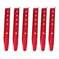 Azarxis Snow Sand Tent Stakes Pegs Aluminum U-Shaped Lightweight Heavy Duty Ground Nails For Beach Shade Canopy Camping Hiking B