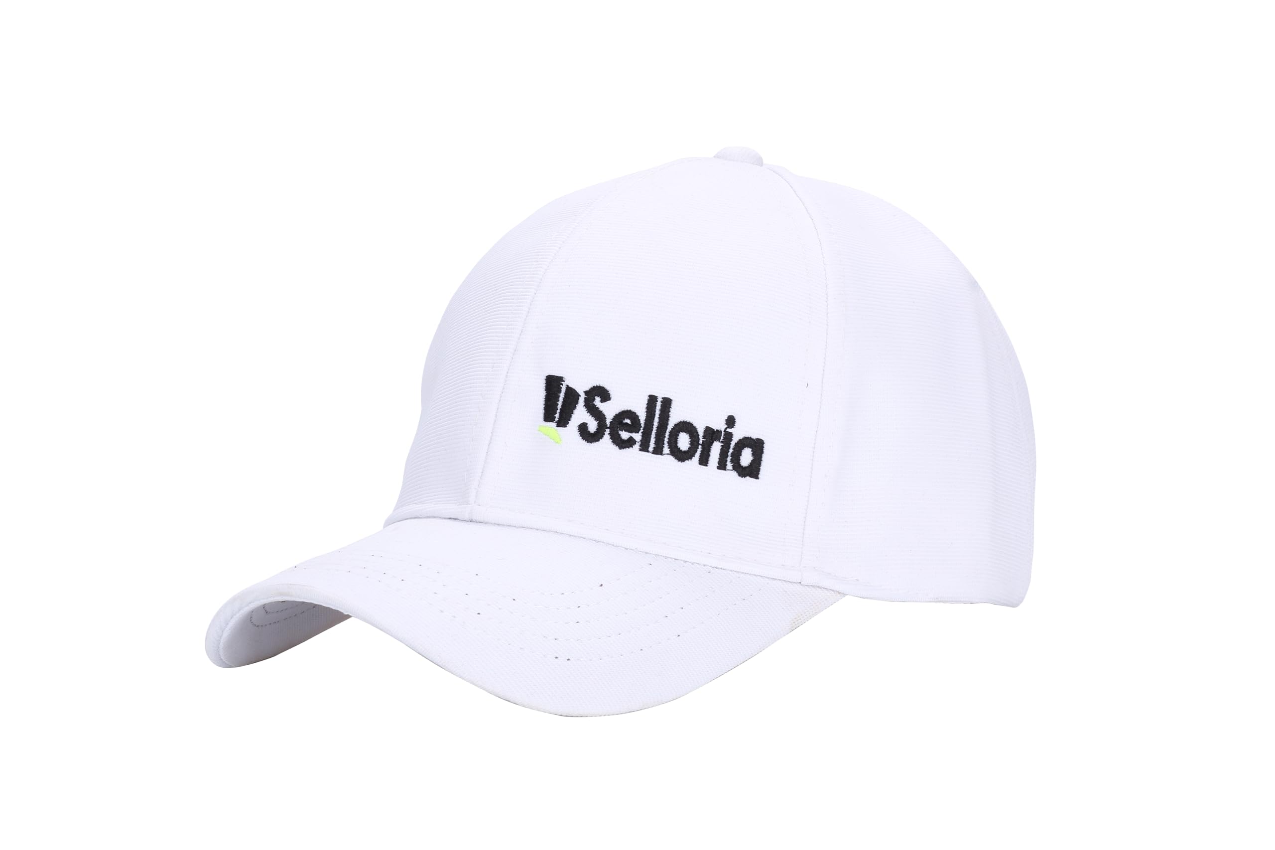Selloria Brand Cotton Adjustable Unisex Cap Hat White