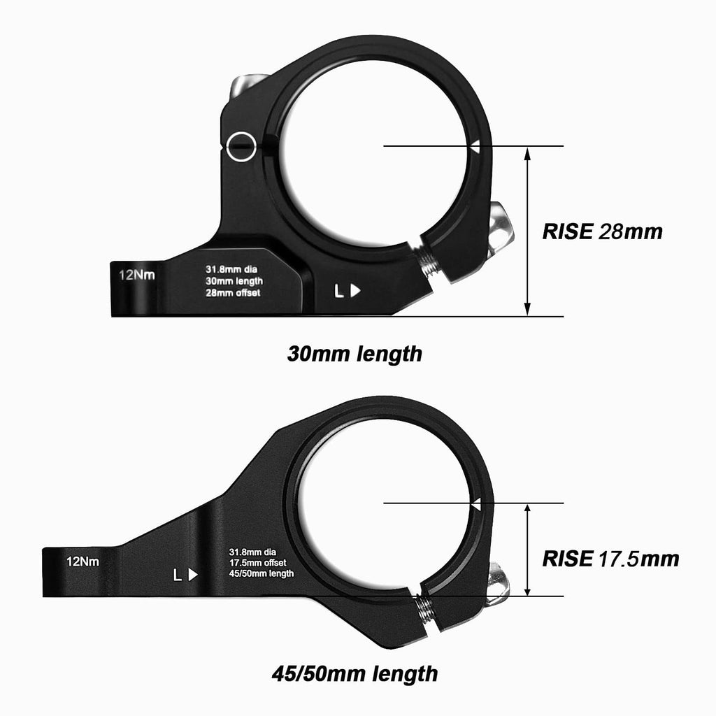 Fifty-Fifty Direct Mount Mountain Bike Stem, Fit For 31.8Mm Handlebar Clamp, Mtb Stem For All Mountain, Downhill, Enduro, Freeri