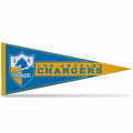 Rico Industries Nfl Football Los Angeles Chargers Retro 12'' X 30'' Felt Wall D  Cor Pennant - Great For Home/Bed Room/Man Cave