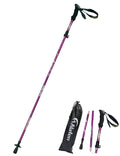 A Alafen Aluminum Collapsible Ultralight Travel Trekking Hiking Pole For Men And Women Purple