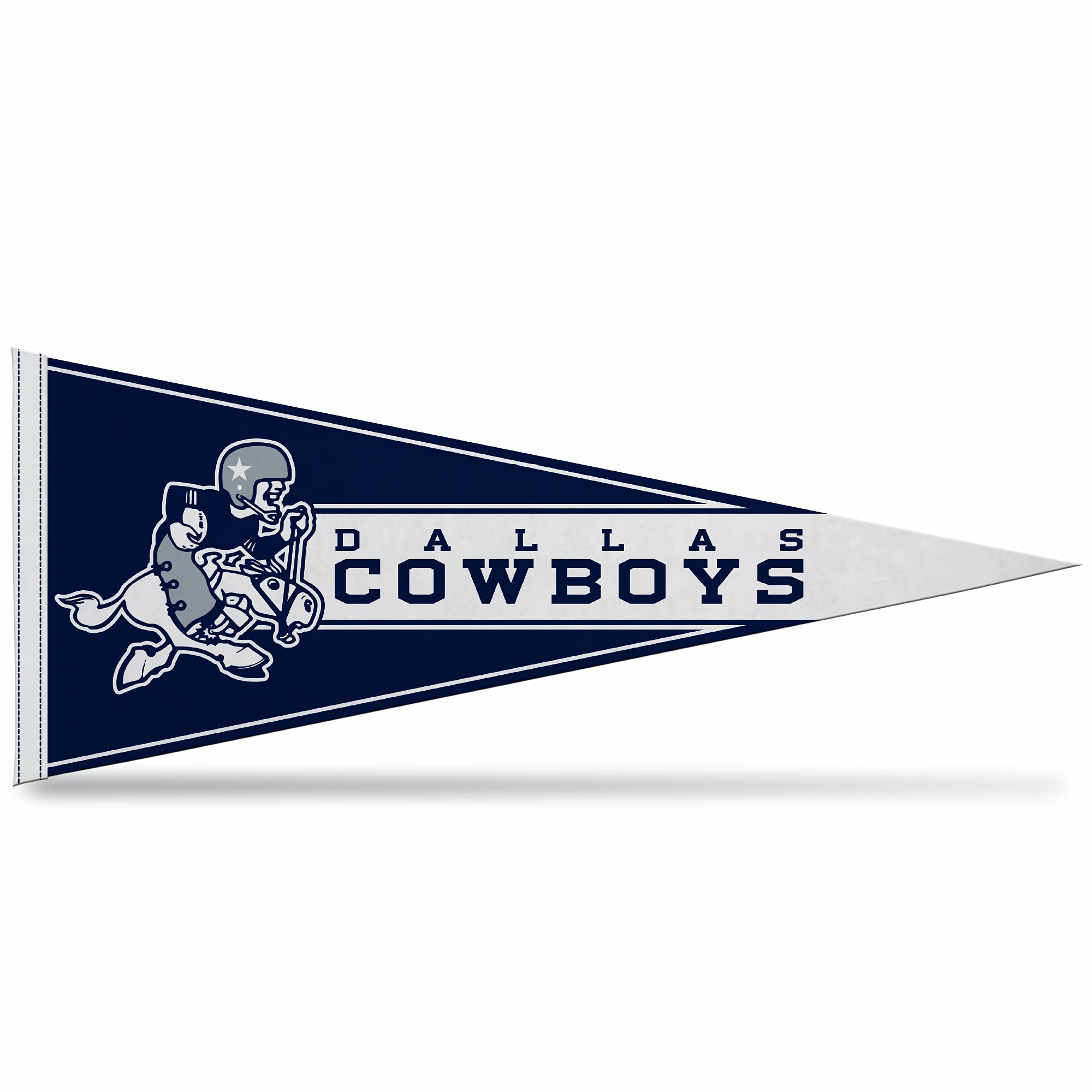 Rico Industries Nfl Football Dallas Cowboys Retro 12'' X 30'' Felt Wall D  Cor Pennant - Great For Home/Bed Room/Man Cave D  Cor