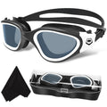 Win.Max Polarized Swimming Goggles Swim Goggles Anti Fog Anti Uv No Leakage Clear Vision For Men Women Adults Teenagers (Black&W