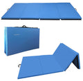 Fitvids All Purpose 4x8x2 Extra Thick High Density Anti Tear Gymnastics Gym Folding Exercise Aerobics Mats - Multiple Colors A