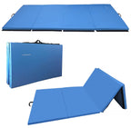 Fitvids All Purpose 4x8x2 Extra Thick High Density Anti Tear Gymnastics Gym Folding Exercise Aerobics Mats - Multiple Colors A