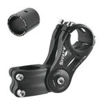Yapjeb Bike Stem 25.4 90Mm 85 Degree Adjustable Bike Stem Mountain Bike Stem Short Handlebar Stem Riser For Bicycle, Road Bike,