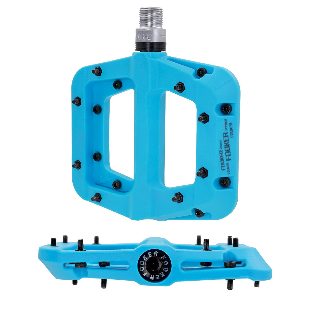 Fooker Mtb Pedals Mountain Bike Pedals 3 Bearing Non-Slip Lightweight Nylon Fiber Bicycle Platform Pedals For Bmx Mtb 916