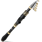 Plusinno Fishing Pole, Fishing Rod And Reel Combo,Telescopic Fishing Rod Kit With Spinning Reel, Collapsible Portable Fishing Po