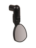 Zefal Spin 25 Bar-End Bike Mirror - Compact Foldable Rearview Mirror for Road & Gravel Bikes | 25 cm Convex Chrome ABS, Triple-A