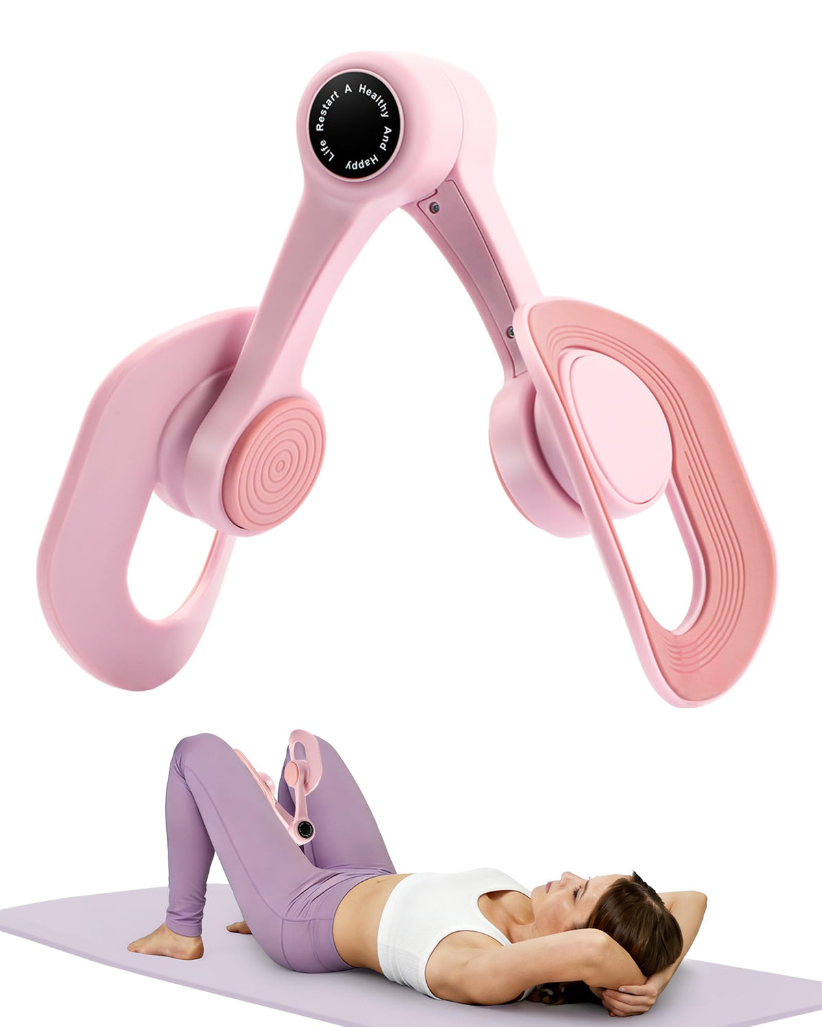 Thigh Master for Women  Pelvic Floor Kegel Exerciser & 360 Adjustable Thigh Trainer, Inner Thigh Workout Equipment for Postpart
