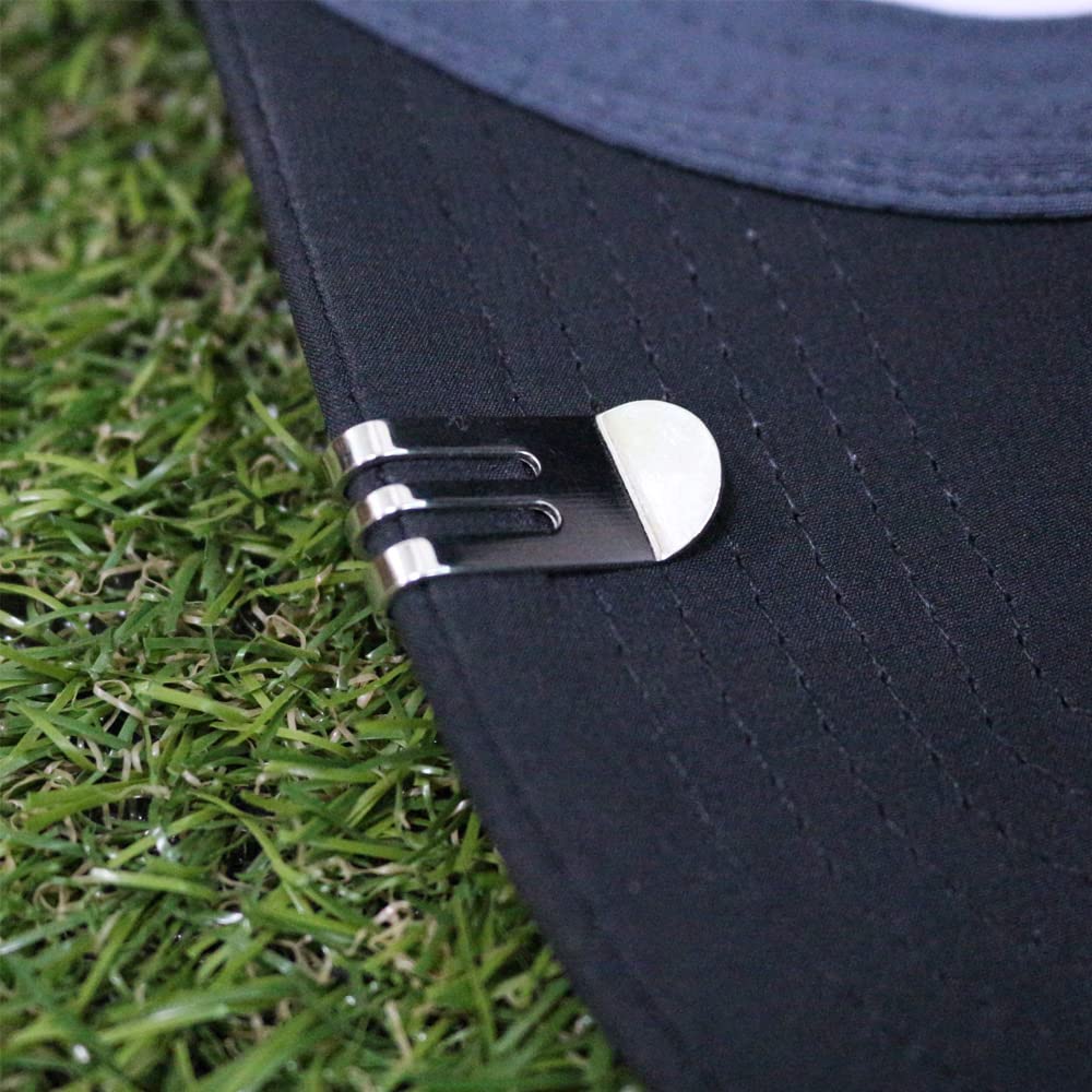 Pinmei Flower Golf Ball Marker With Golf Hat Clip For Your Friend (Red Flag)