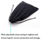 Seapon Ski Goggle Bag, Protection Bags For Snow Goggles Ski Mask, Carrying Pouch For Goggle Replacement Lens Camera Lenses, Soft