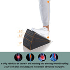 Slant Board 3Pcs 12''Squat Wedge Calf Stretcher For Physical Therapy Equipment Plantar Fasciitis,Heel, Foot Stretching, Shin Spl