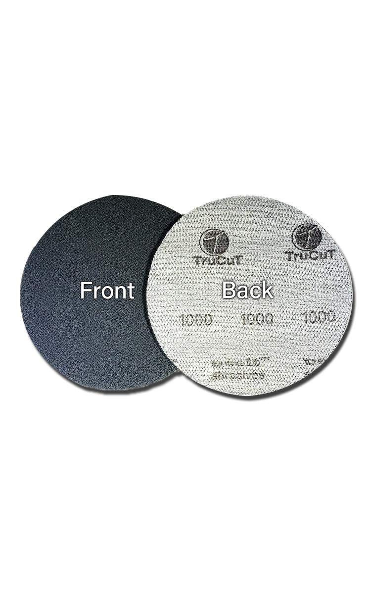Trucut Sanding Pads  3 Pack  500, 1000, 2000 Grit  5'' Diameter  Sanding Pads Made For Bowling Balls  Surface Management  Bowlin