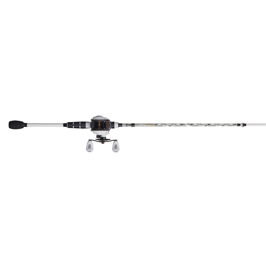 Abu Garcia 7 Max Pro Fishing Rod And Reel Baitcast Combo, 7+1 Ball Bearings With Lightweight Graphite Frame & Sideplates, Magtra