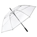 G4Free 62 Inch Clear Golf Umbrella Transparent Auto Open Large Stick Umbrella Oversized Umbrella Windproof Waterproof With Sleev