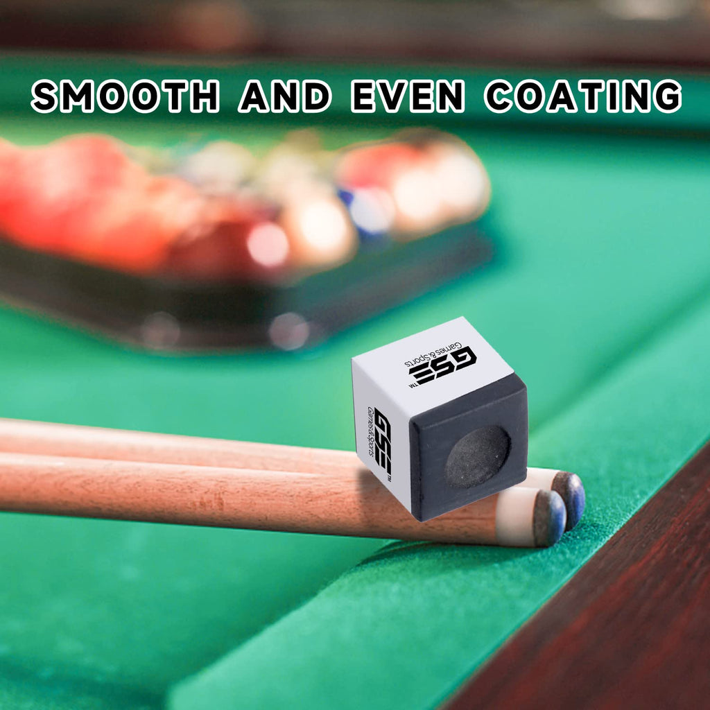 Gse 12-Pack Billiard/Pool Cue Chalks, Billiard Pool Table Accessories For Home/Tournament Use (Black)