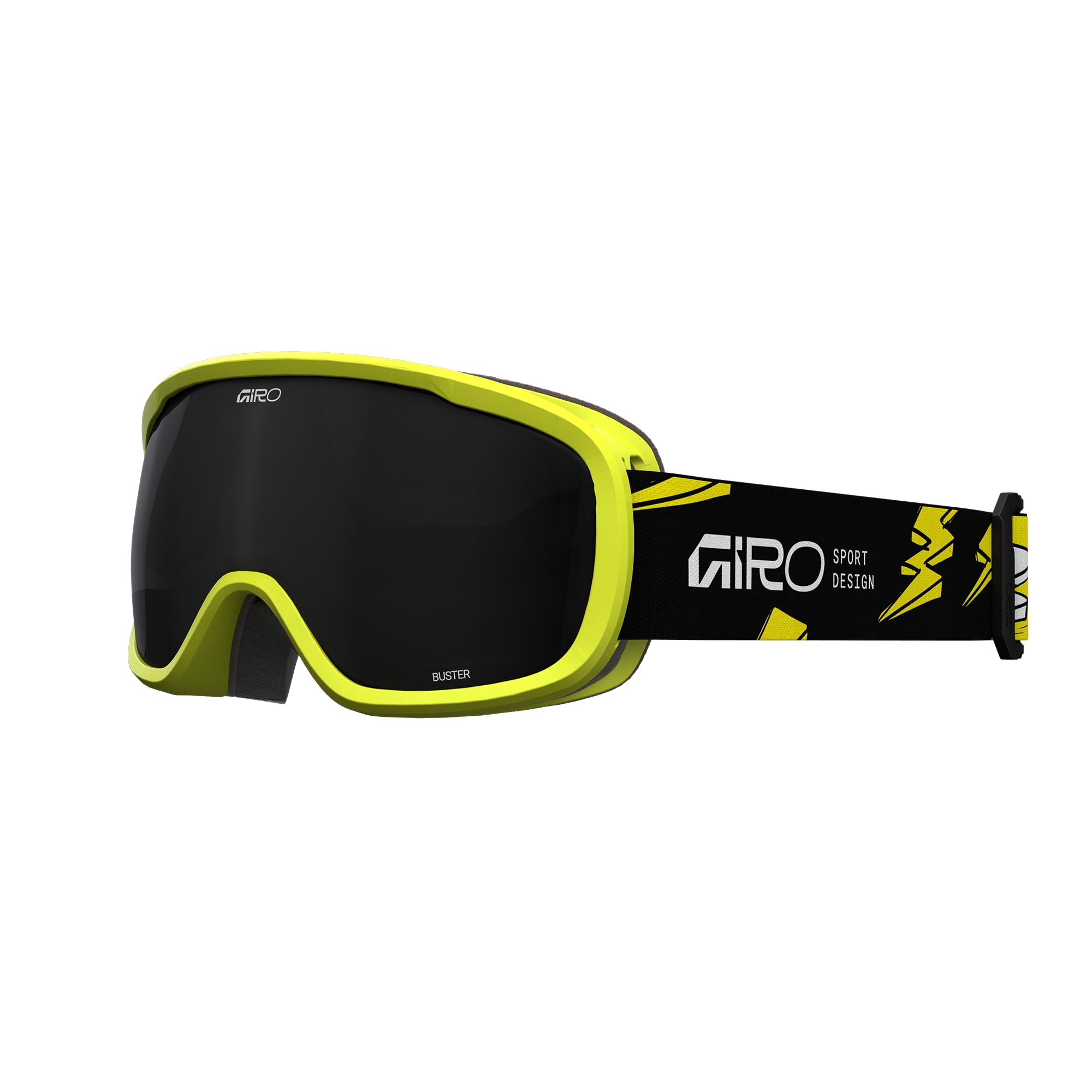 Giro Buster Kids Snow Goggle Yellow Bolts - Ultra Black