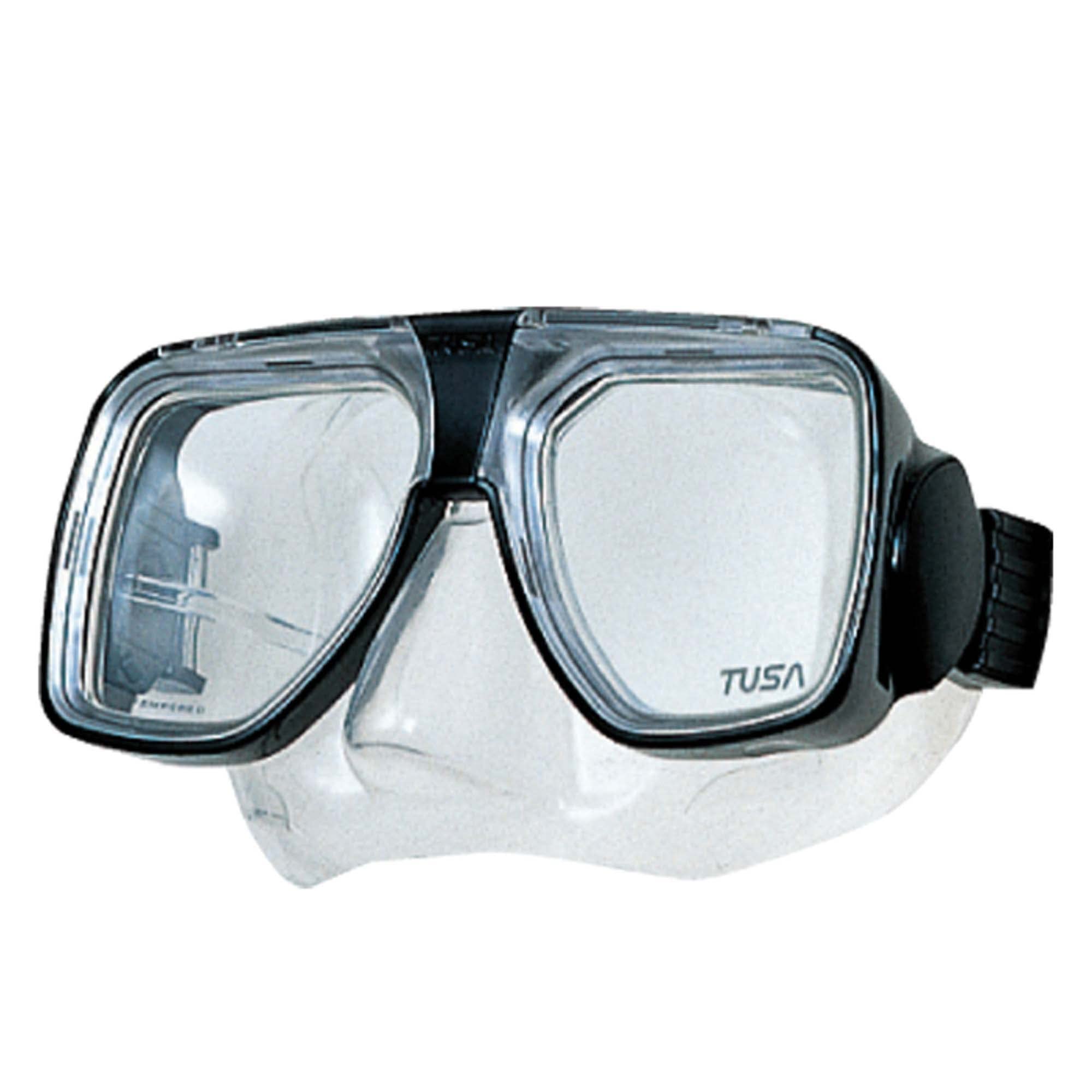 Tusa Tm-5700 Liberator Plus Scuba Diving Mask, Black