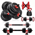 Burnlab 6 In 1 Multifunctional Weight Training Kit  Dumbbells, Kettlebells, Barbells & Push Up Brackets In 1 | Adjustable Weigh