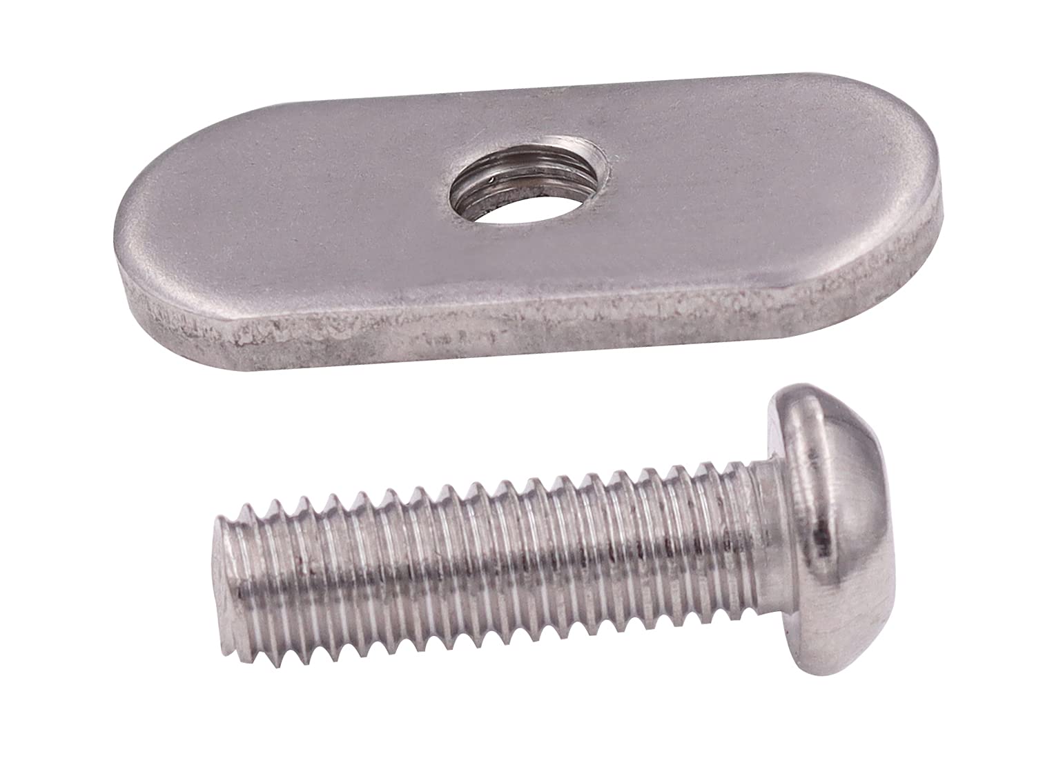 Meter Star 6 Pcs 304 Stainless Steel Kayak Rail Screws & M6 Track Nuts Rail Hardware Gear Mounting Replacement Kit For Kayaks Ca