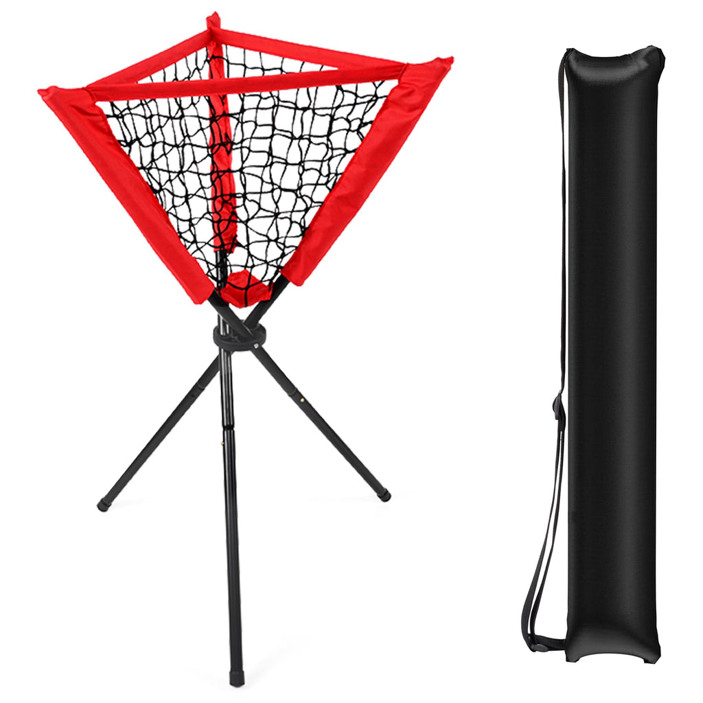 Hikeen Baseball Caddy Softball Coaching Accessories Baseball Training Equipment Portable And Detachable Batting Tee Softball Rac