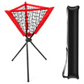 Hikeen Baseball Caddy Softball Coaching Accessories Baseball Training Equipment Portable And Detachable Batting Tee Softball Rac