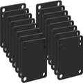 Outus 16 Pieces 3 mm Skateboard Riser Shock Pads Soft Longboard Shock Rise Pads Skateboard Shock Pads Black Shockpads for Impact