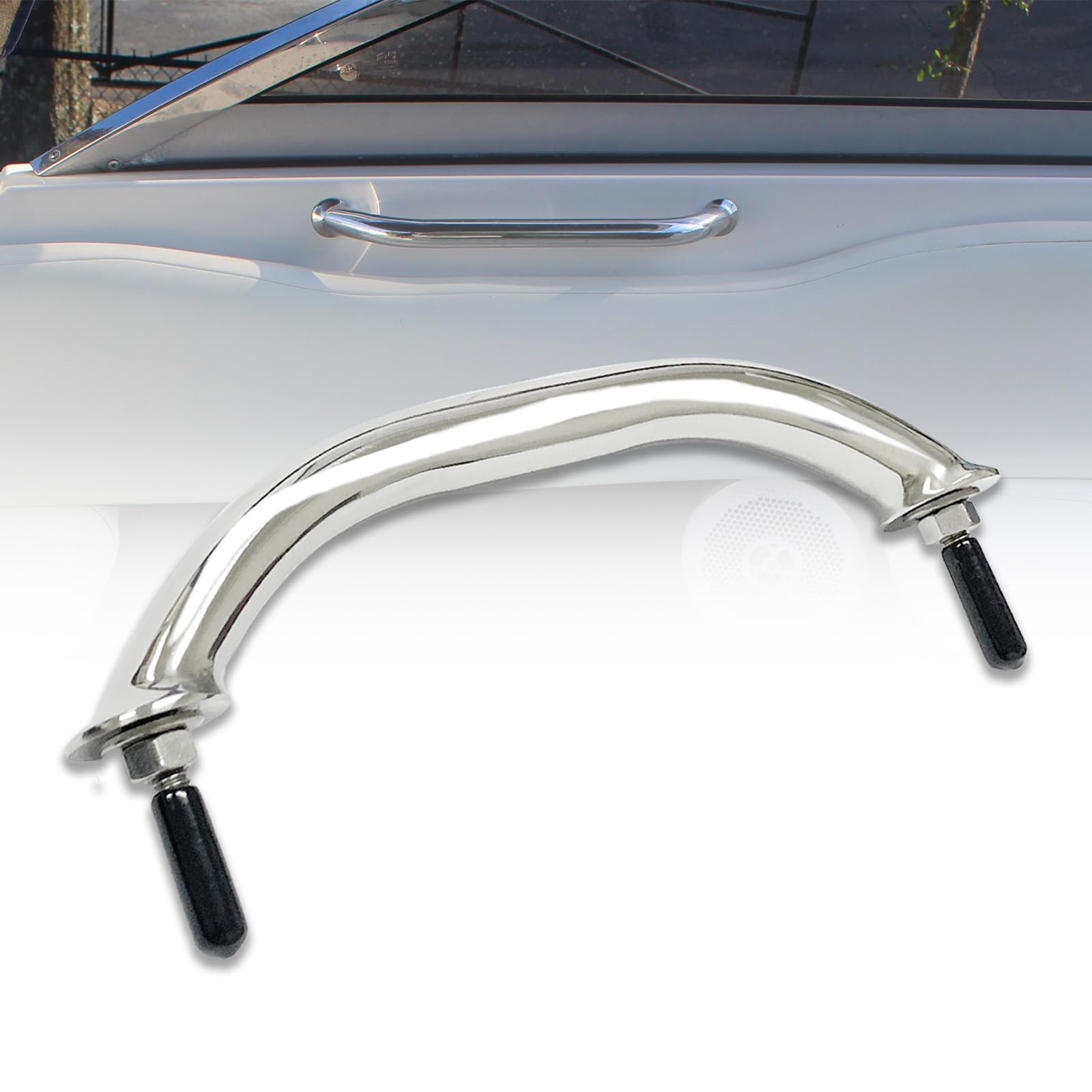 9 Inch Stainless Steel Handle Grab Handrail Grip, Marine Boat Hardware for Multipurpose (1 PCS)