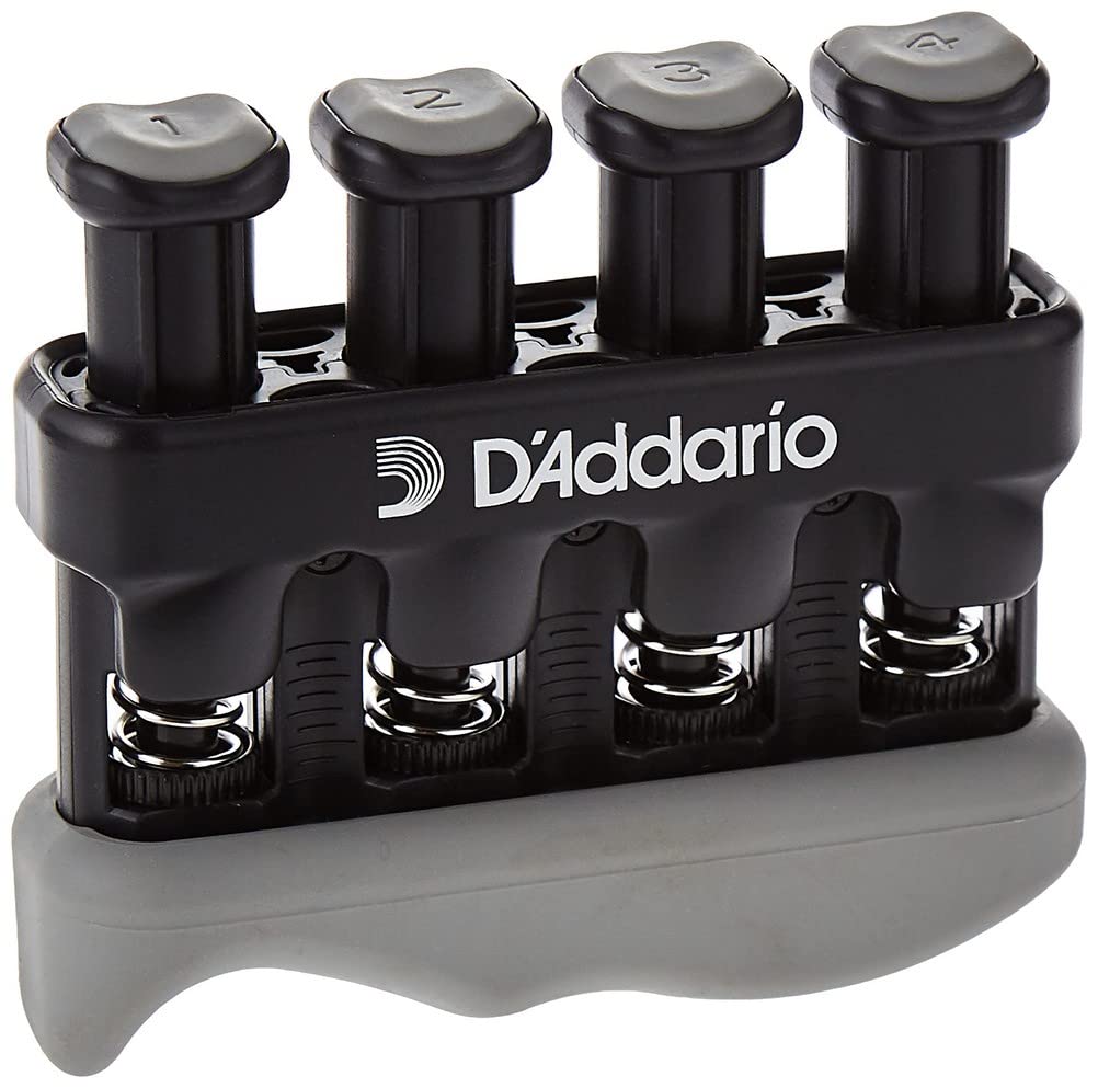 Daddario Accessories Hand Exerciser-Improve Dexterity And Strength In Fingers, Hands, Forearms- Adjust Tension Per Finger- Simul