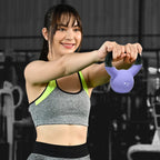 Gymenist Kettlebell Fitness Iron Weights With Neoprene Coating Around The Bottom Half Of The Metal Kettle Bell (10 Lb), Red