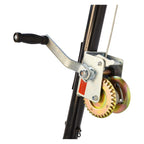 Hme Tri-Pod Black Steel Game Hunting Hoist | Economical & Convenient Support Stand | Up To 300 Lb. Capacity, 98'' Lift Height