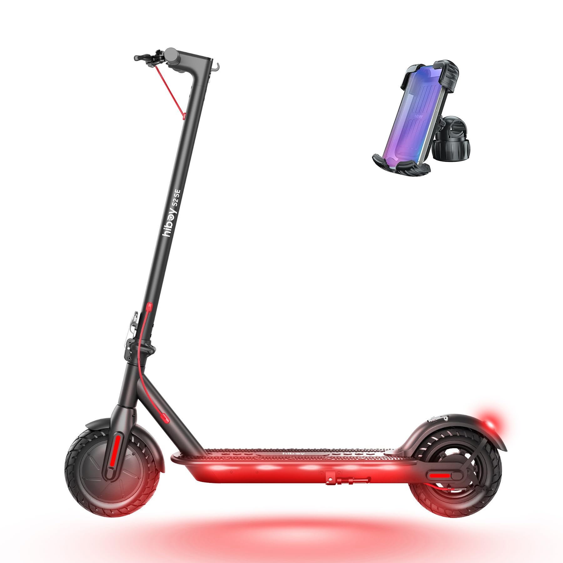 Hiboy 430W Peak Motor Electric Scooter, 10 Tires,17 Miles Range, 19 MPH Speed, Dual Brake System, Electric Scooter Adults Commut