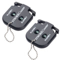 Helonge Golf Score Counter, 2 Pcs 2 Player Stroke Counter Golf Score Indicator 2 Digits Mini Square Golf Score Counters Handy Sc