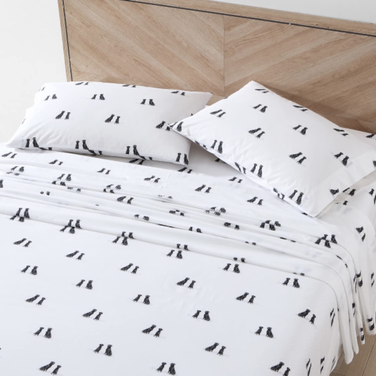 Eddie Bauer - Ushsa01104473 Home  Labrador Fields Collection  100 Cotton Percale Sheet Set, 4-Piece Bedding Set, Cool Crisp And