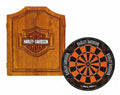 Harley-Davidson? 61995 Bar And Shield Dartboard Cabinet Kit