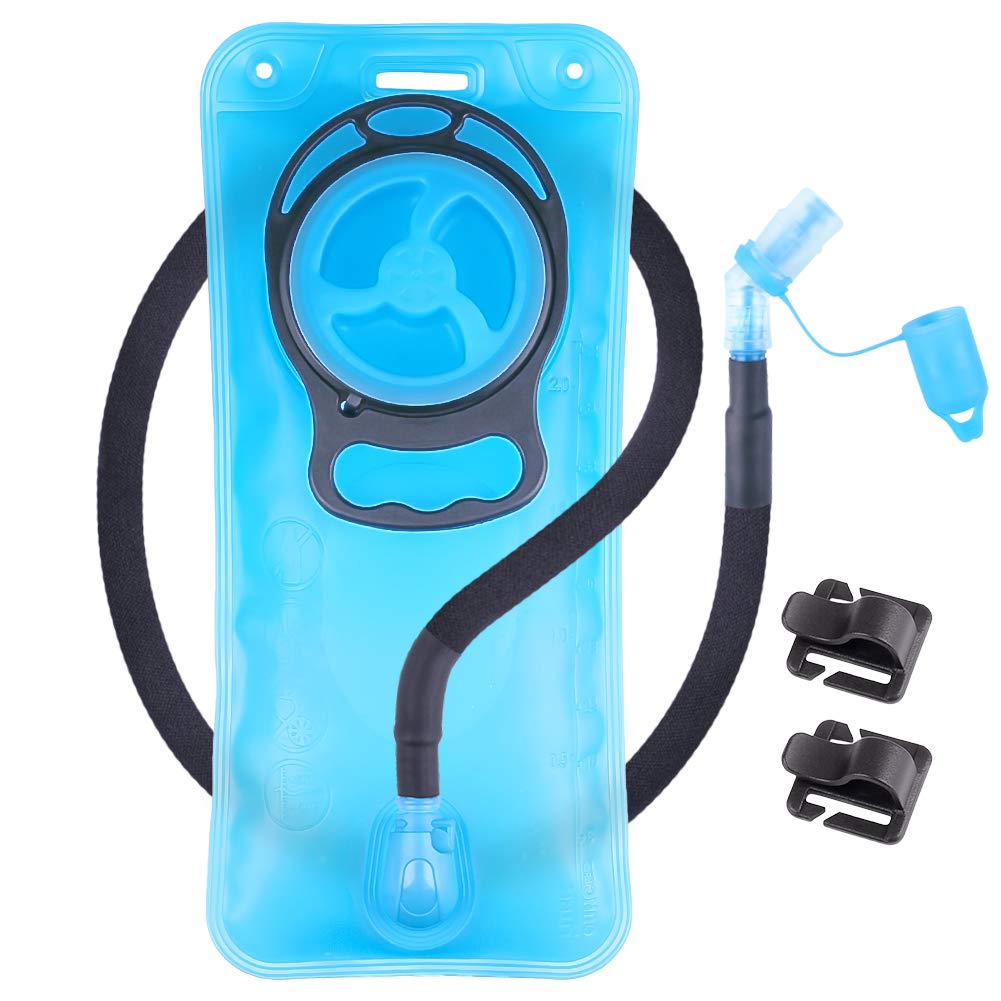 2L Hydration Bladder 2 Liter 70Oz Water Bladder Reservoir Leak Proof Water Storage Bladder Bag With Insulated Tube, Hydration Pa