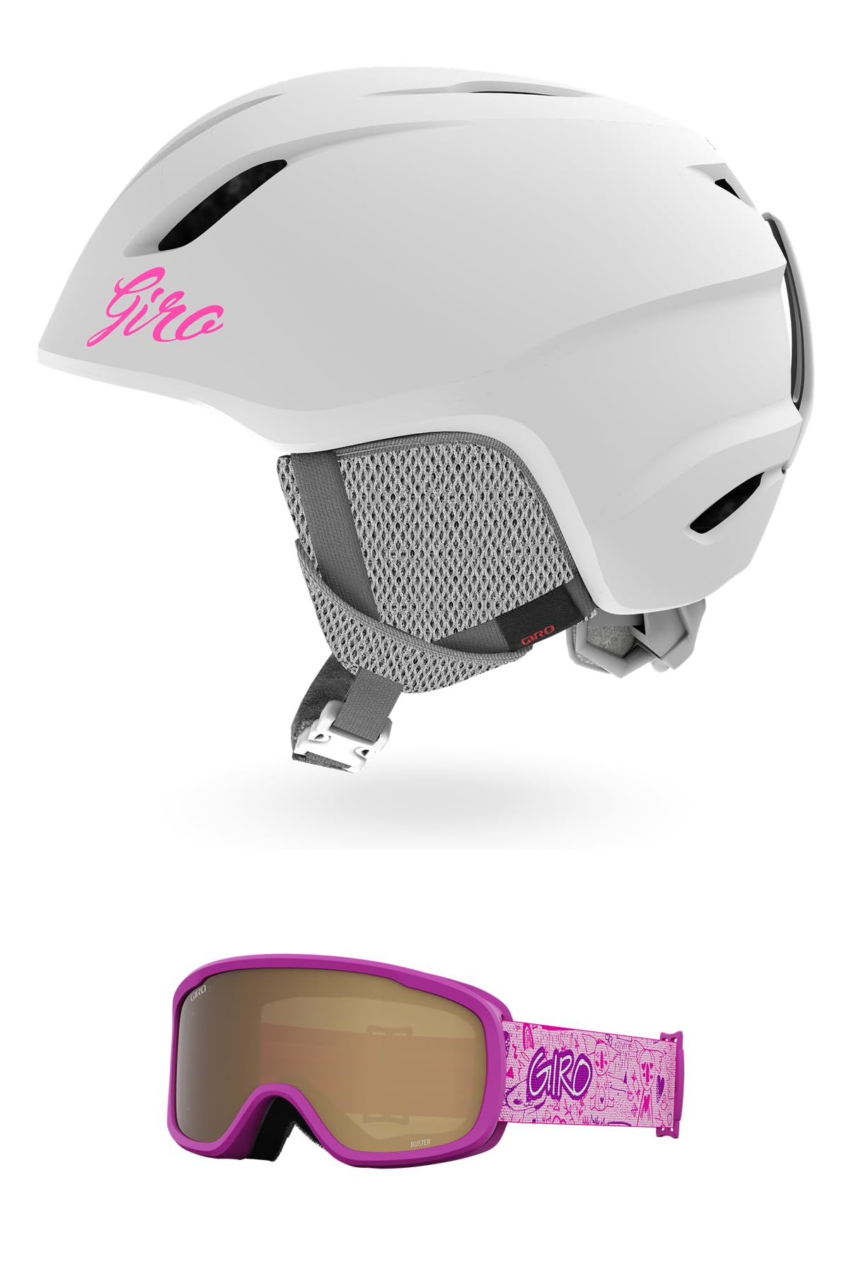 Giro Launch CP Matte White/Buster Purple Koala SM (52-55.5cm)