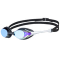Arena Cobra Mirror And Non-Mirror Swim Goggles For Men And Women,Blue  Silver