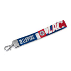 Rico Industries Nba Basketball Los Angeles Clippers Wrist Lanyard Key Chain, Cute Wristlet Strap Keychain Holder For Women Men C