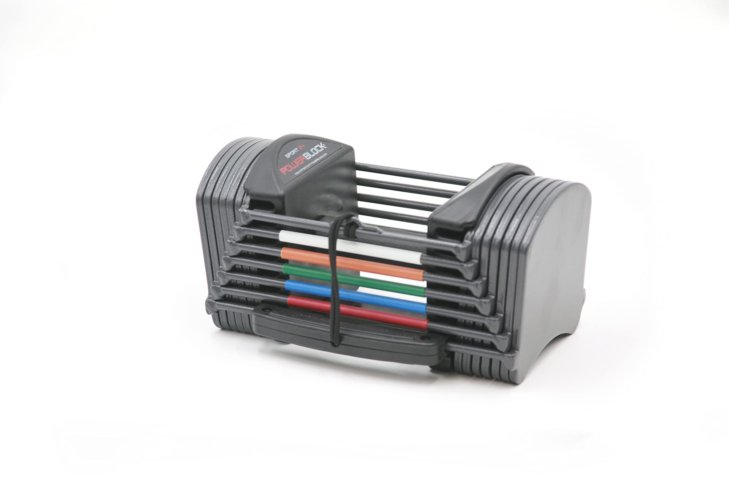Powerblock Sport 24 Adjustable Dumbbells, Sold In Pairs, 3-24 Lb. Dumbbells, Durable Steel Build, Innovative At Home Workout Equ