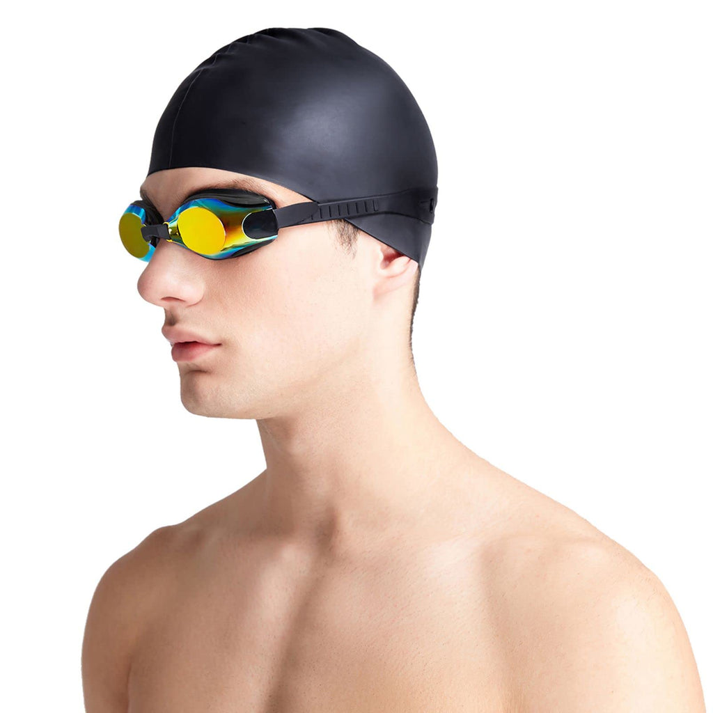 Aikotoo Adjustable Strap Nearsighted Swimming Goggles, Shortsighted Swim Goggles