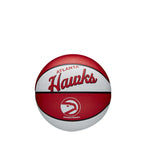 Wilson Nba Team Retro Mini Basketball - Atlanta Hawks