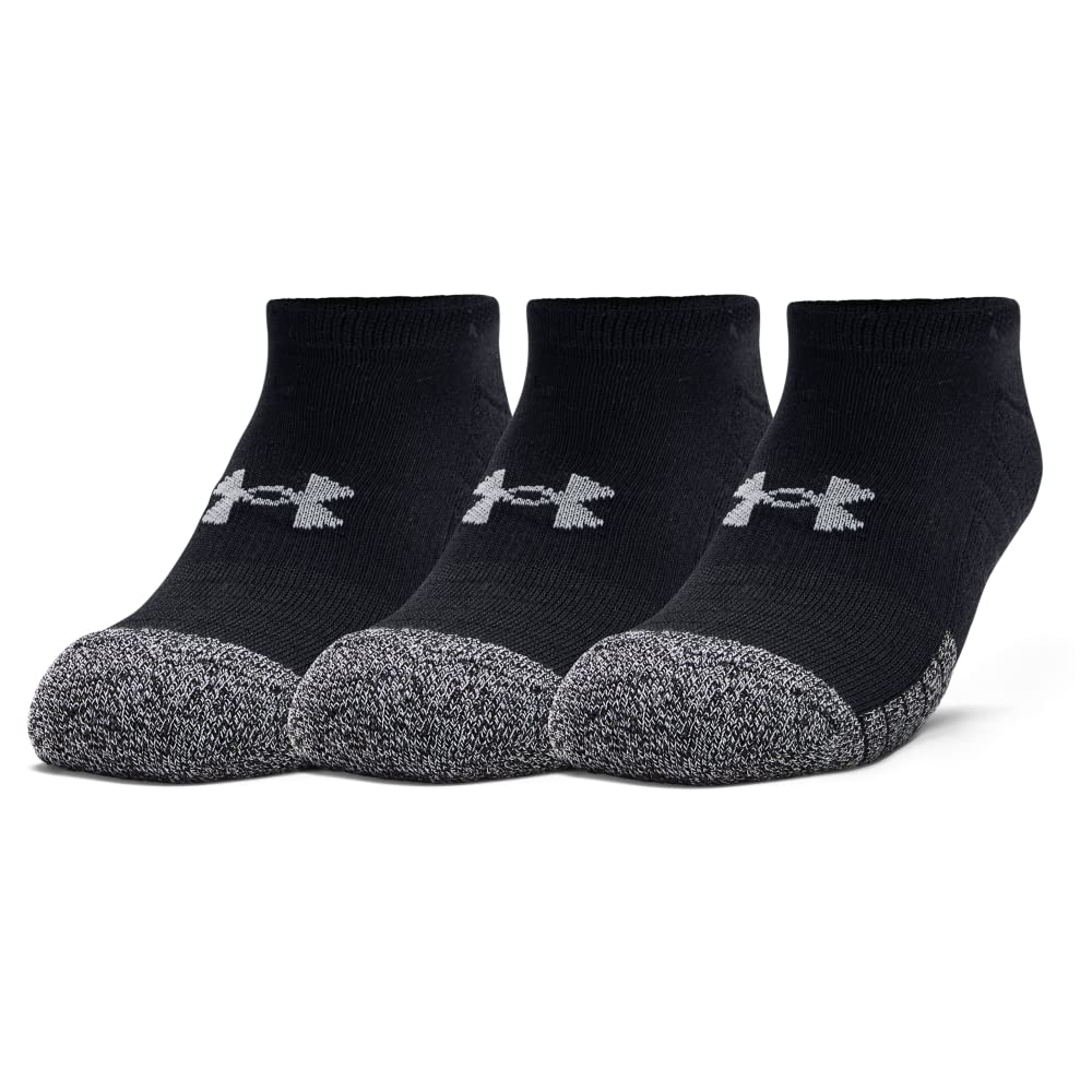 Under Armour HeatGear No Show Socks (3 Pack) - AW21 - X Large - Black