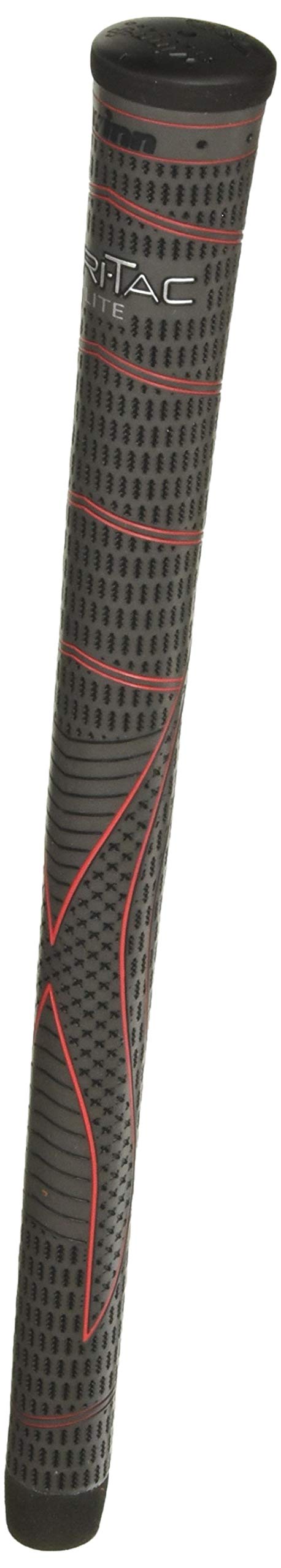 Winn Dritac Lite Midsize +1/16'' Dark Gray Golf Grip Bundle (13 Piece)