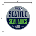 Rico Industries Nfl Football Seattle Seahawks Classic Shape Cut Pennant - Home And Living Room D  Cor - Soft Felt Ez To Hang