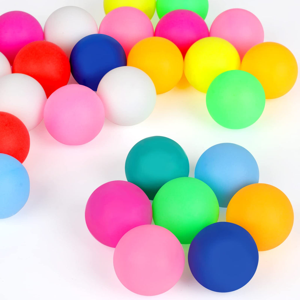 28 Pcs Colored Table Tennis Balls, 40Mm For Game, Arts, Kids, Pet Toys